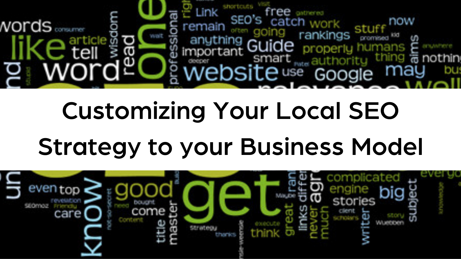 Customizing Your Local Seo Strategy Local Seo Guide