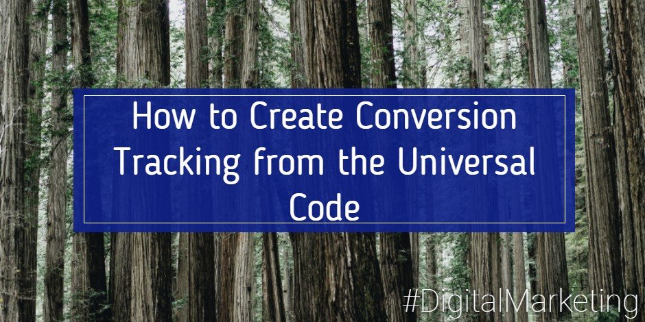 create conversion tracking