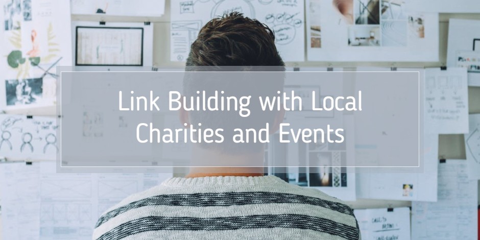 man planning charity events for link building on whiteboard