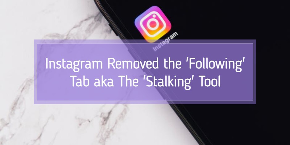 phone laying on marble counter. phone is displaying Instagram logo