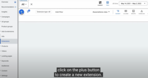 showing how to create new extension