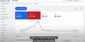 Google Analytics Screenshot