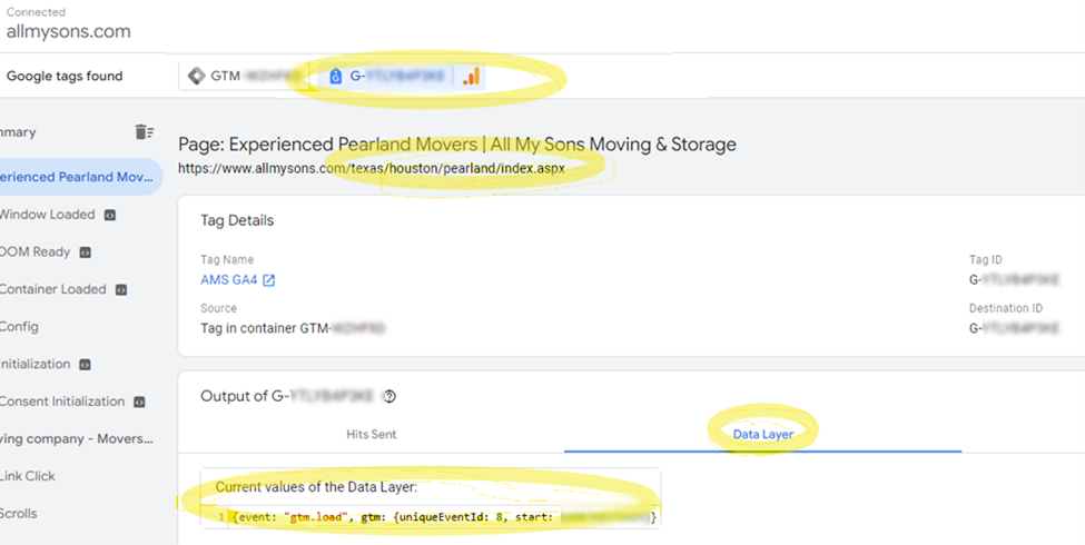 Google Analytics after the adjustment was made to fix the issue.