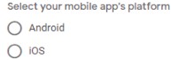 mobile app's platform