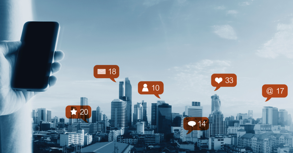 Social media channel (pinterest) engaging city