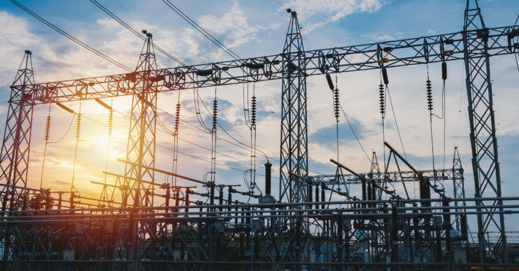 A power station used by utility companies